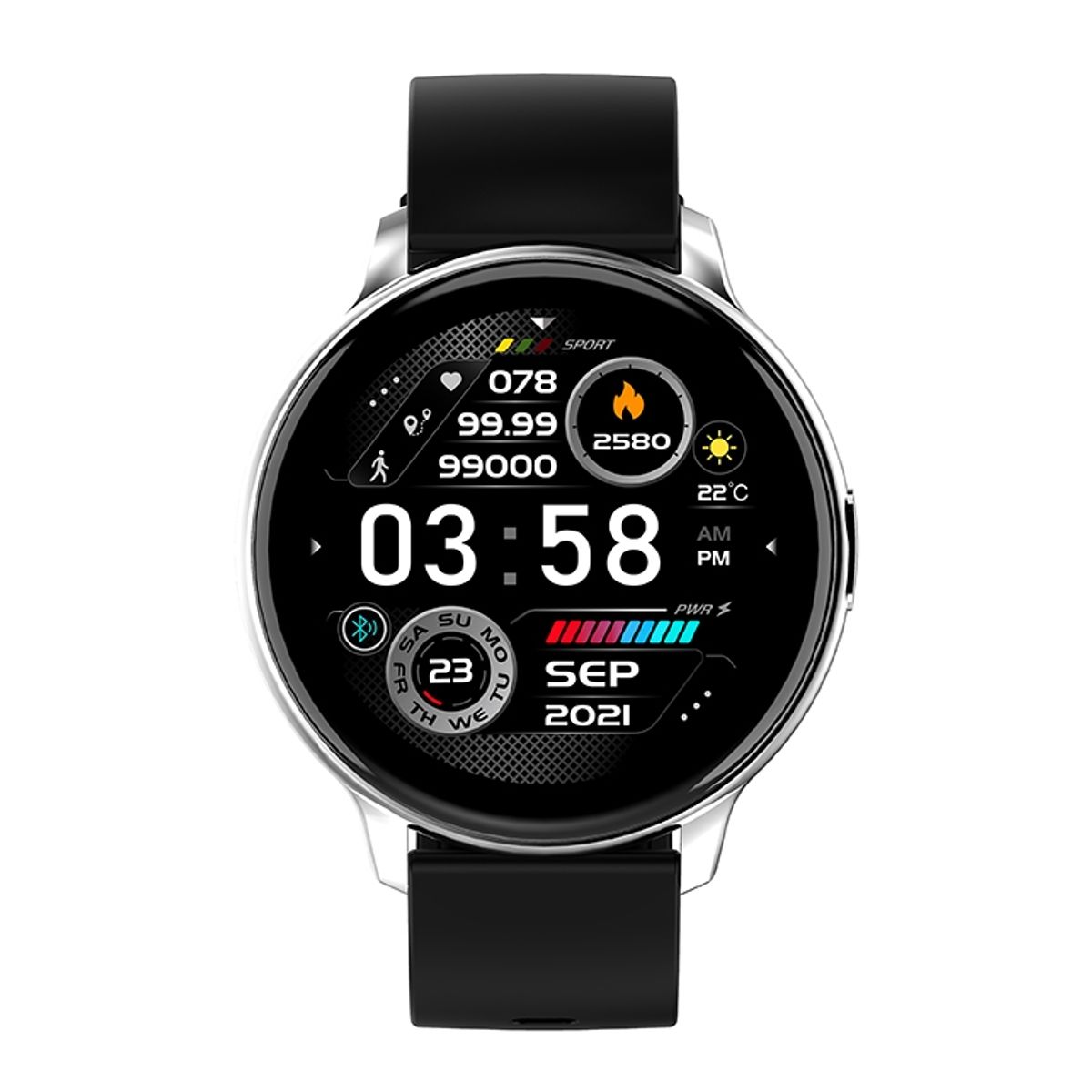 CASTLETEC - Smartwatch Reloj Inteligente Bluetooth Llamadas ZL27 Full Touch