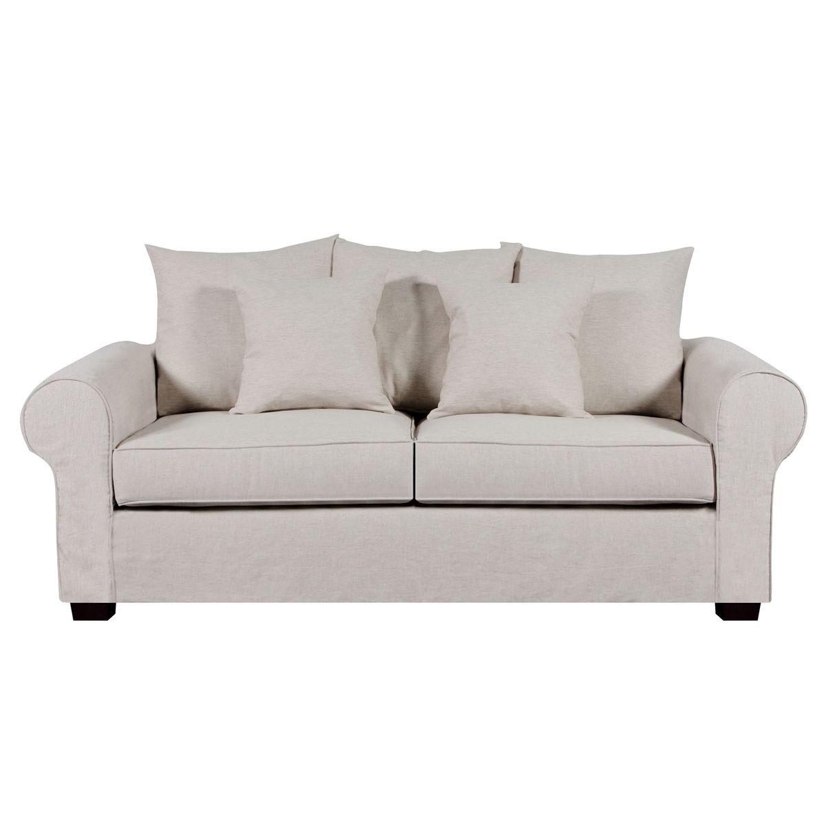 RILASSO - Sofá 3 Cuerpos Lino Algodón Benizio