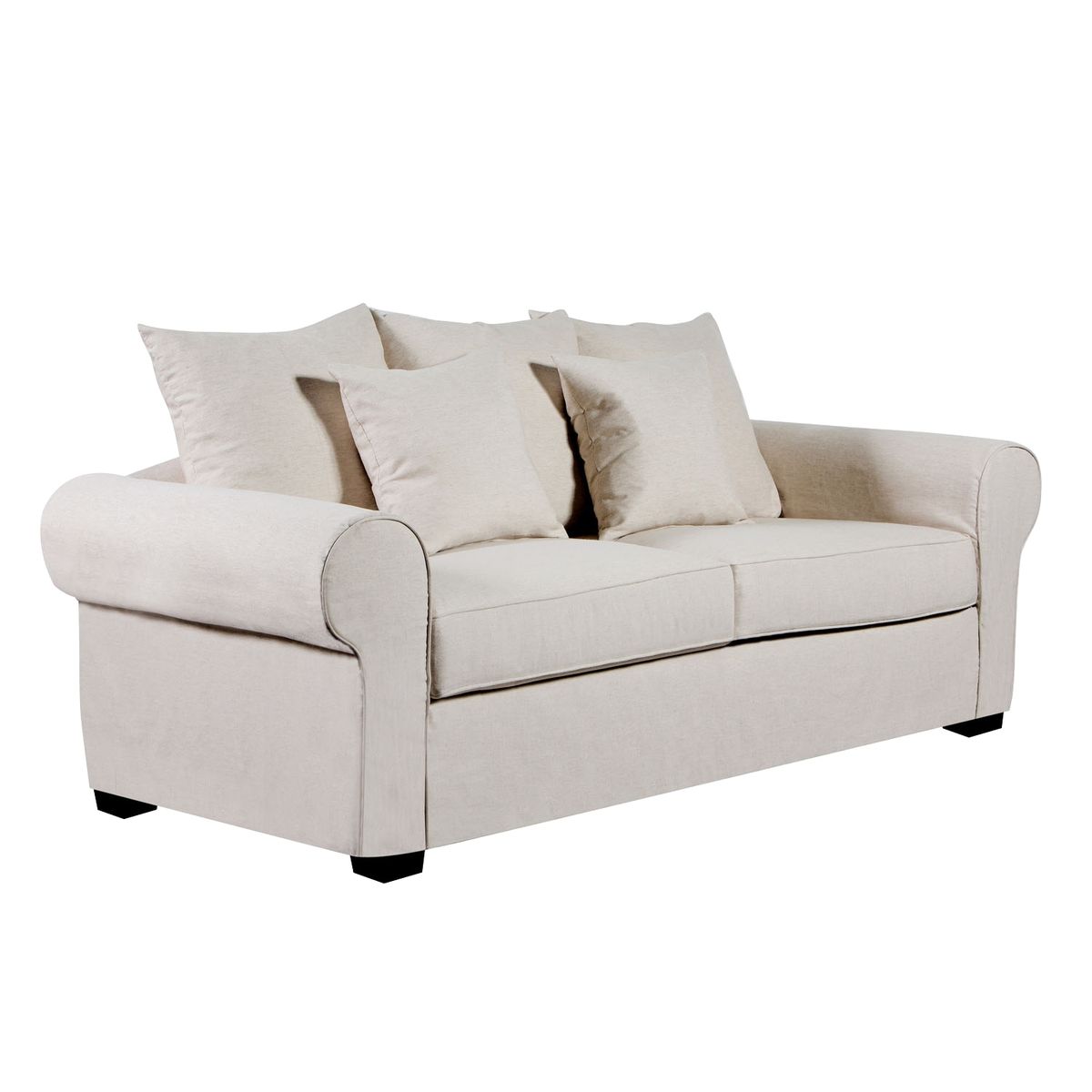 RILASSO - Sofá 3 Cuerpos Lino Algodón Benizio