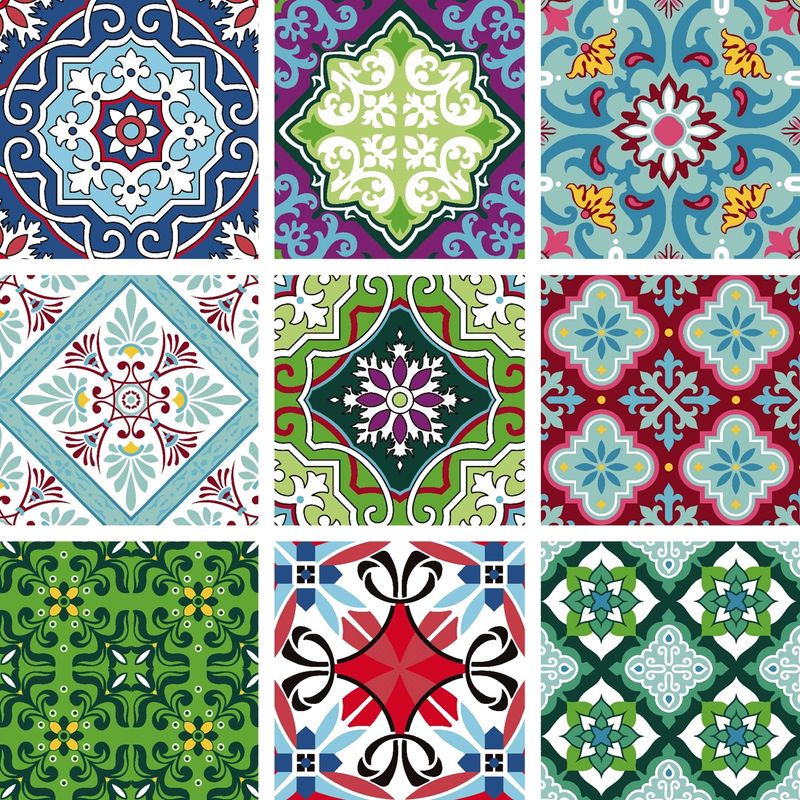 MONNO - AZULEJO DECORATIVO DE VINIL AUTOADHESIVO TALAVERA