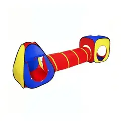 GENERICO - Carpa Castillo Tunel Plegable Infantil