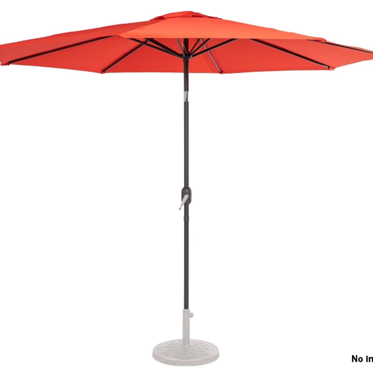 NECTAR - Quitasol redondo Shake Rojo 3 metros -No incluye base-