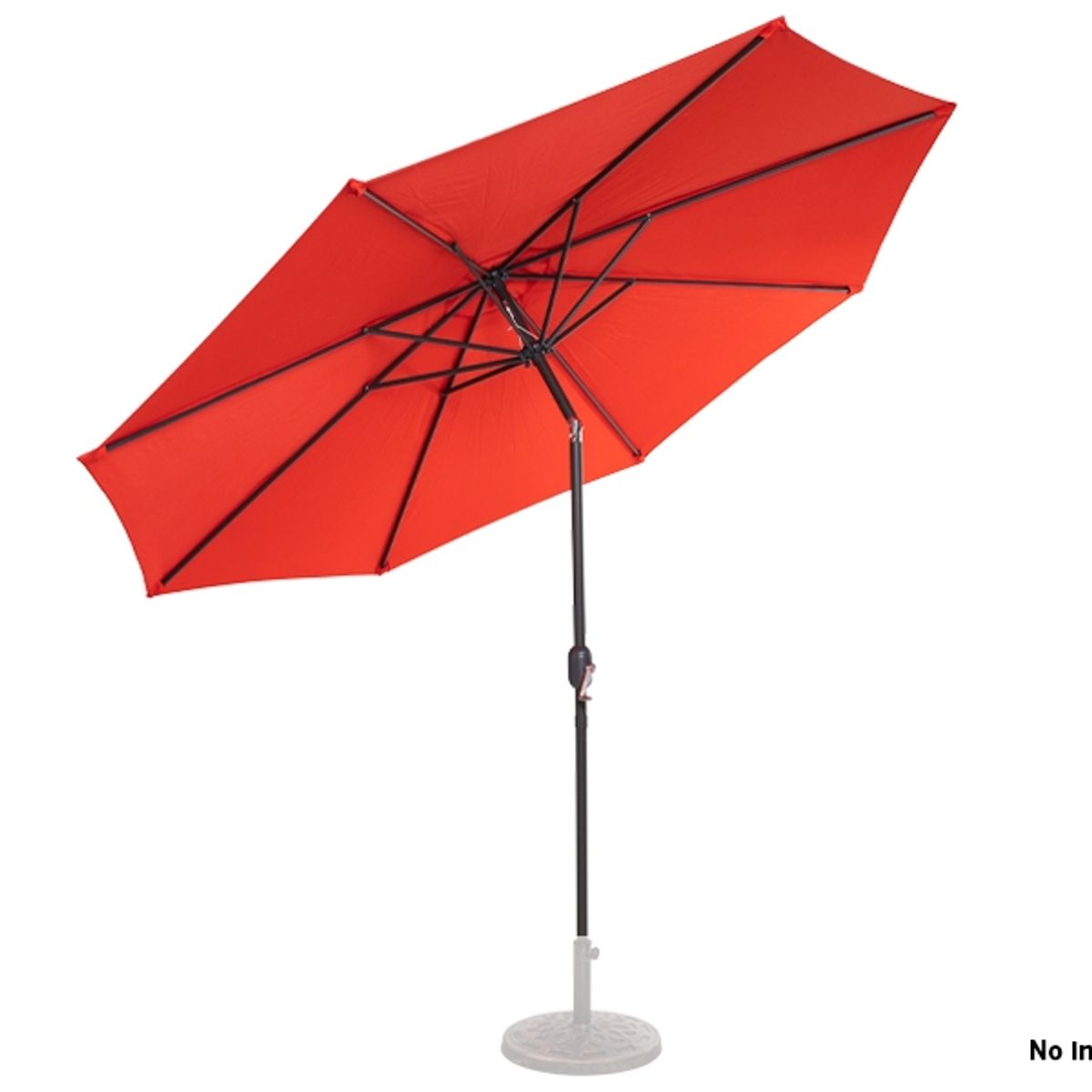 NECTAR - Quitasol redondo Shake Rojo 3 metros -No incluye base-