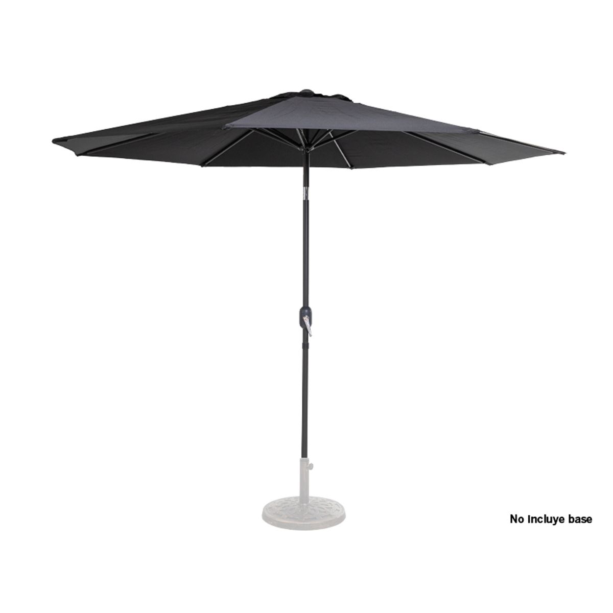 NECTAR - Quitasol Shake UV REDONDO negro  3MT