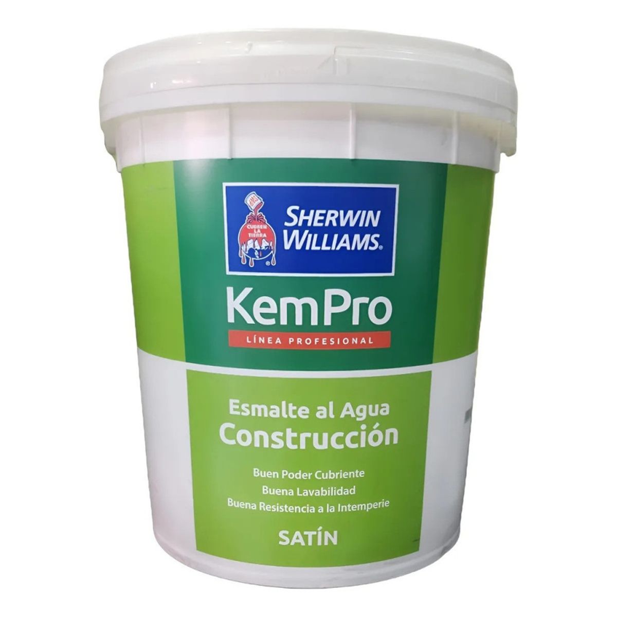 SHERWIN WILLIAMS - Esmalte al agua Kem Pro Blanco Invierno Tineta