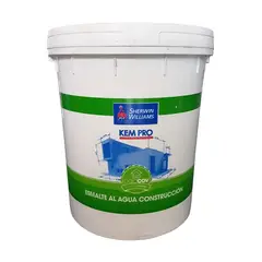 SHERWIN WILLIAMS - Esmalte al agua Kem Pro Blanco Invierno Tineta