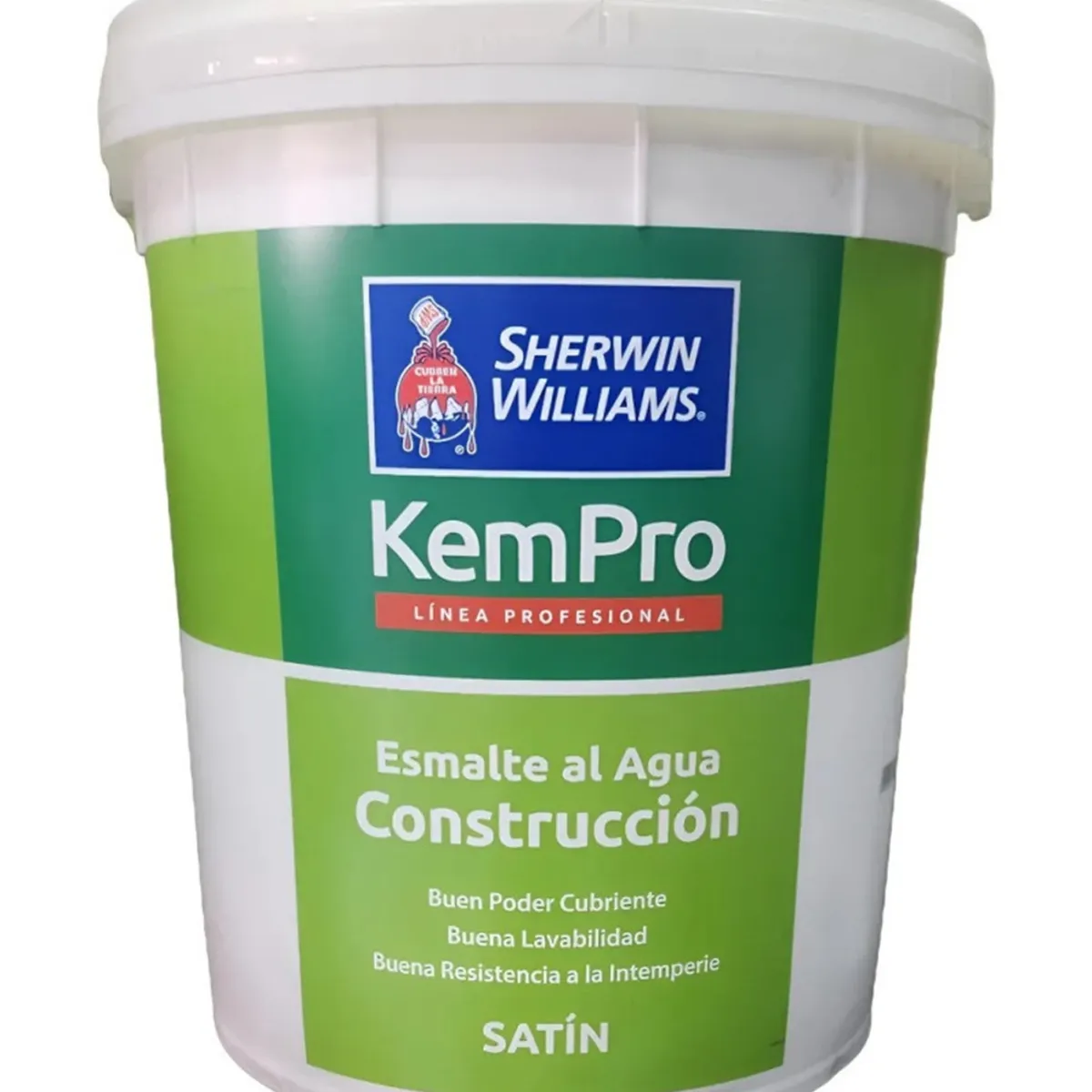SHERWIN WILLIAMS - Esmalte al agua Kem Pro Gris Perla Sherwin Williams Tineta