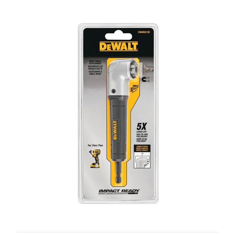 DEWALT - Adaptador Para Atornillar 90° Impact Ready® Negro
