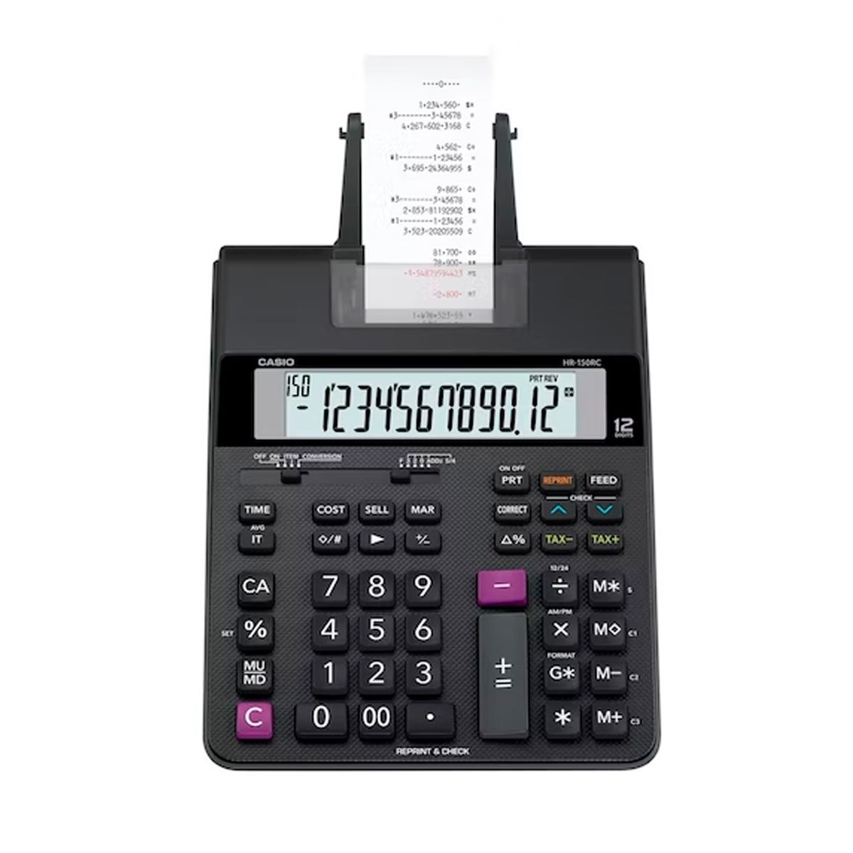CASIO - Calculadora con Impresora HR-150RC