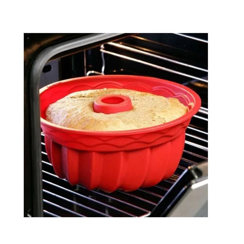 GENERICO - Molde Silicona Para Queque Forma Corona Repostería Pastel Engranaje