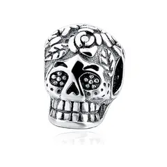 SILVER HEART - Charm Calavera Día de Muertos en Plata Fina 925