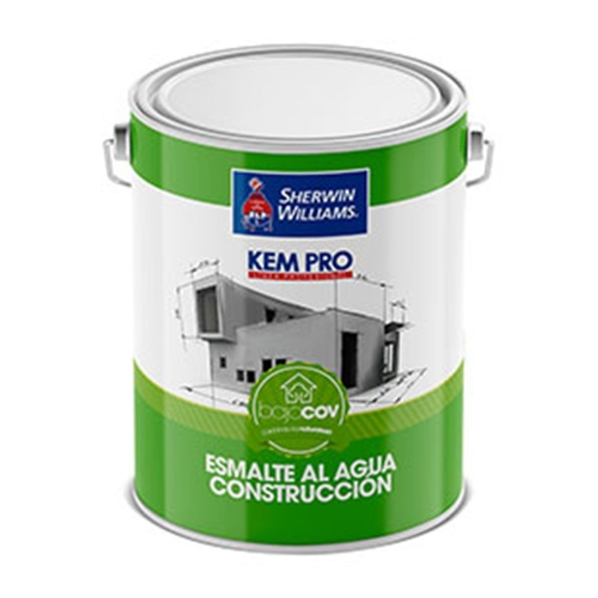 SHERWIN WILLIAMS - Esmalte al agua Kem Pro Blanco Hueso Galon