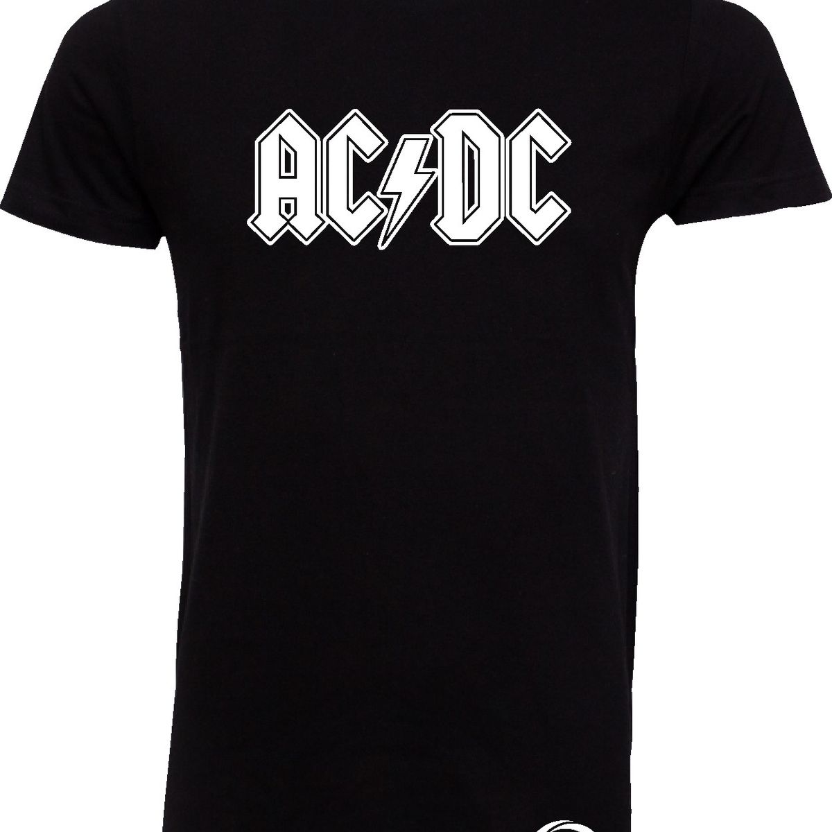 MDC - Polera De Hombre Manga Corta Ac Dc Clasico