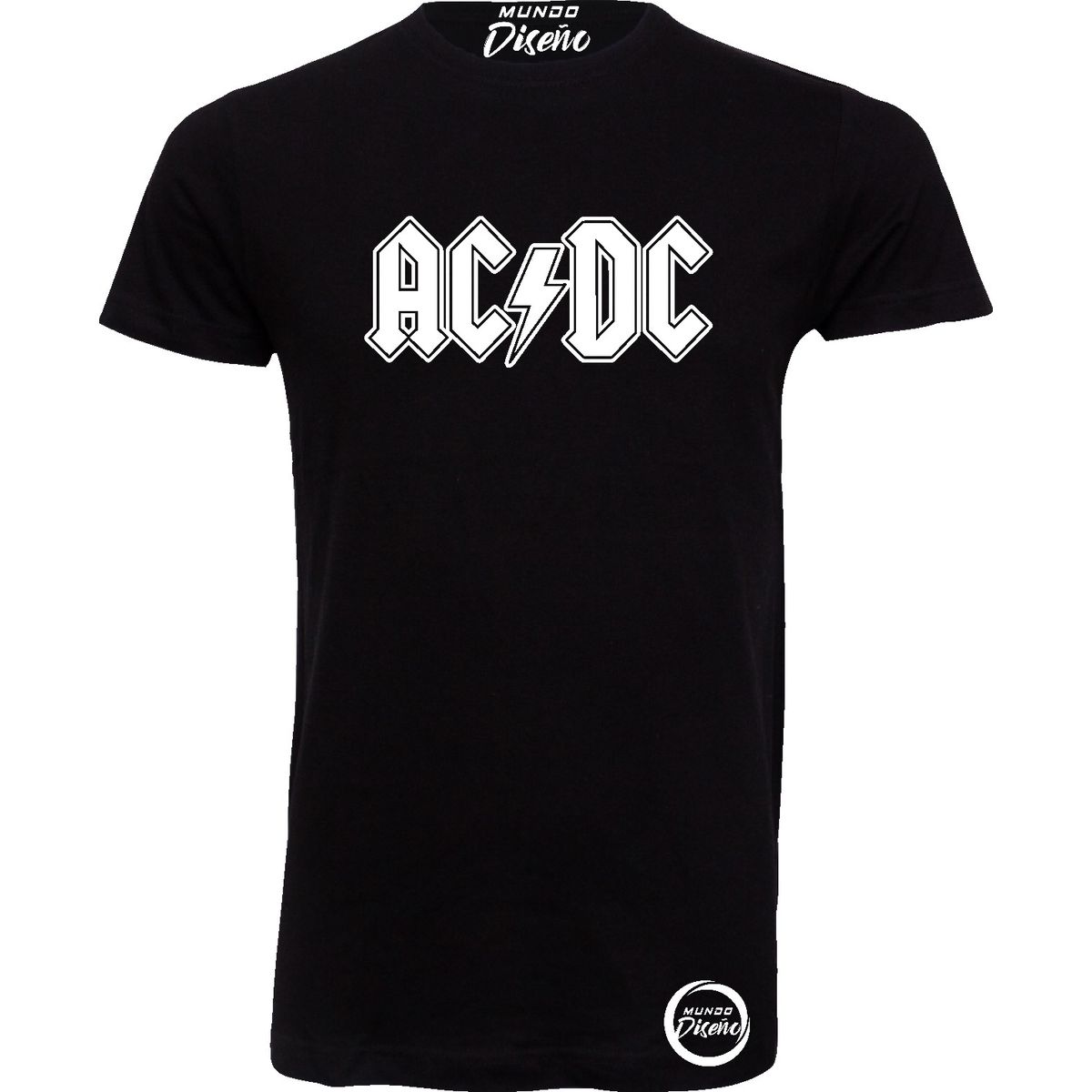 MDC - Polera De Hombre Manga Corta Ac Dc Clasico