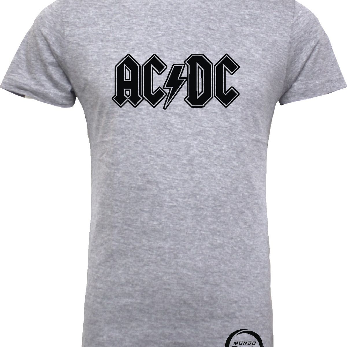 MDC - Polera De Hombre Manga Corta Ac Dc Clasico