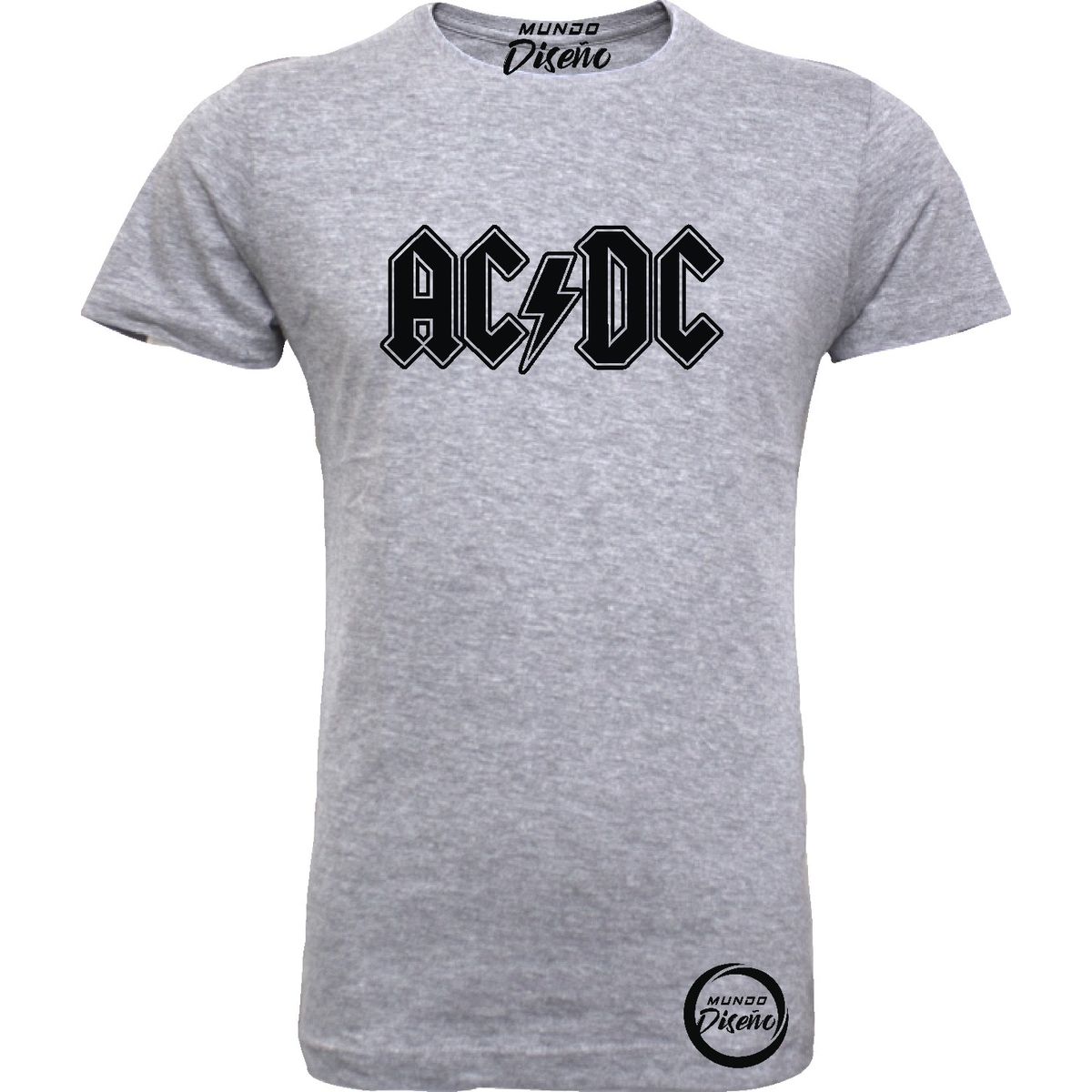 MDC - Polera De Hombre Manga Corta Ac Dc Clasico