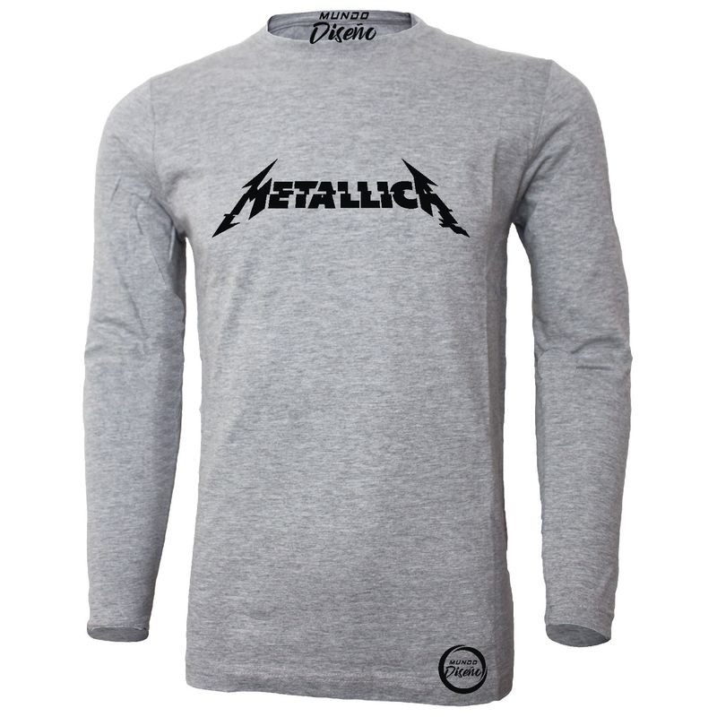MDC - Polera Manga Larga De Hombre Metalica Clasico