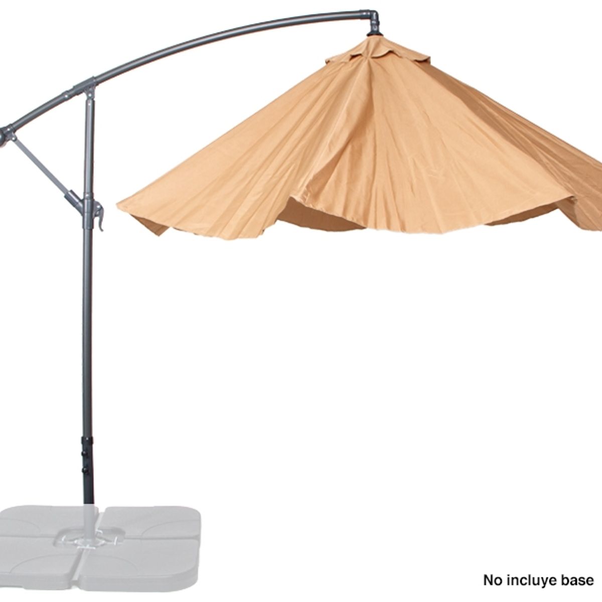 NECTAR - Quitasol Lateral 3 metros Beige - No incluye base