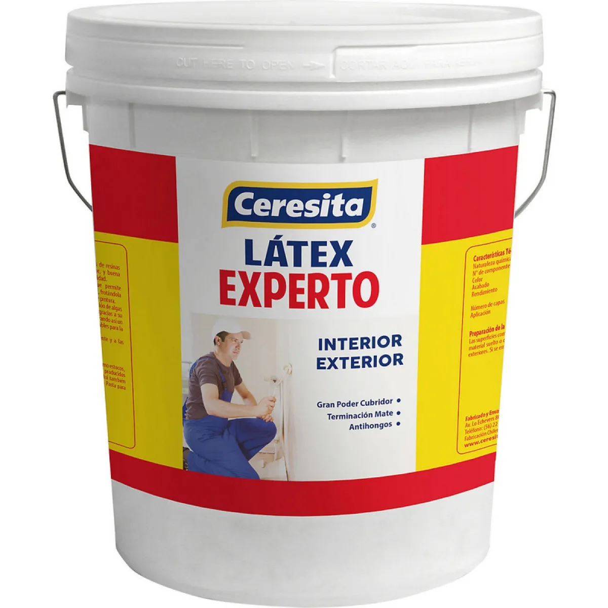 CERESITA - Latex al agua Experto Blanco Tineta