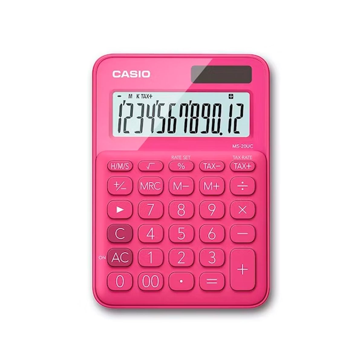 CASIO - CALCULADORA SOBREMESA MS-20UC-RD