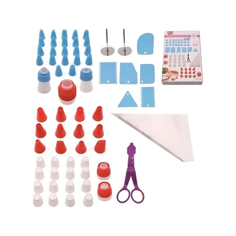 GENERICO - Kit De Reposteria Set De Pasteleria Kit Decoracion 65 Piezas