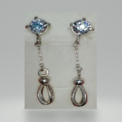 Imagen 2 del producto Aros de plata 950 con cristal Swarovski