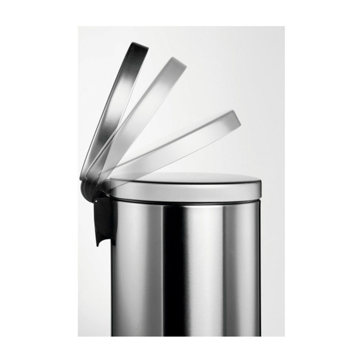 DURABLE - Papelero Con Pedal Redondo Inox Durable 30 Litros