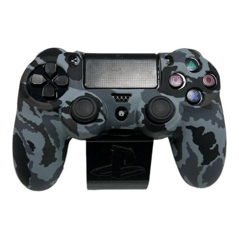 GENERICO - FUNDA JOYSTICK PS4 MULTICOLOR MILITAR NEGRO AZUL