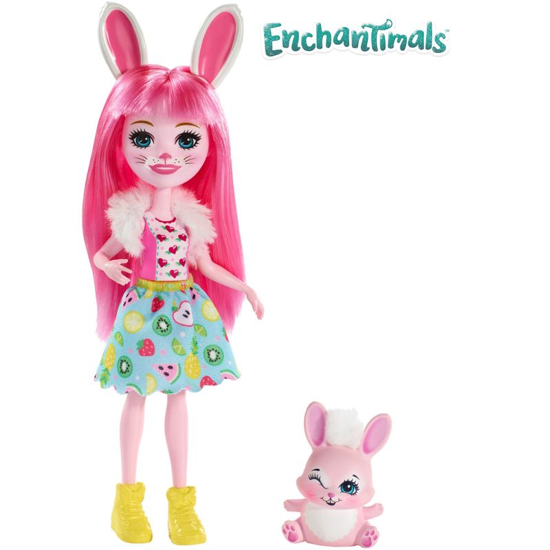 ENCHANTIMALS - Enchantimals Muñeca Bree Bunny y conejito Twist