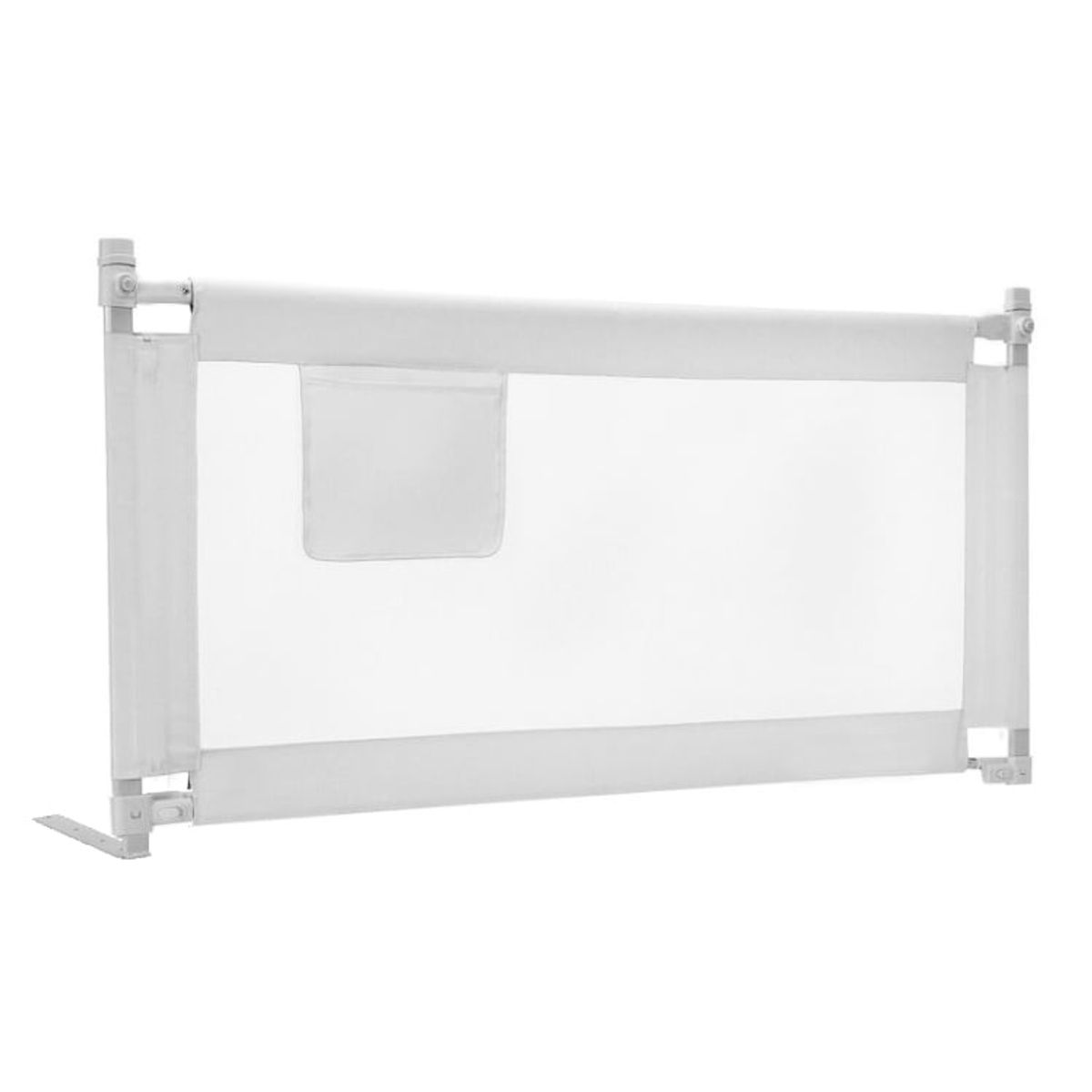 MIABU - Baranda cama seguridad bebe lateral Blanca