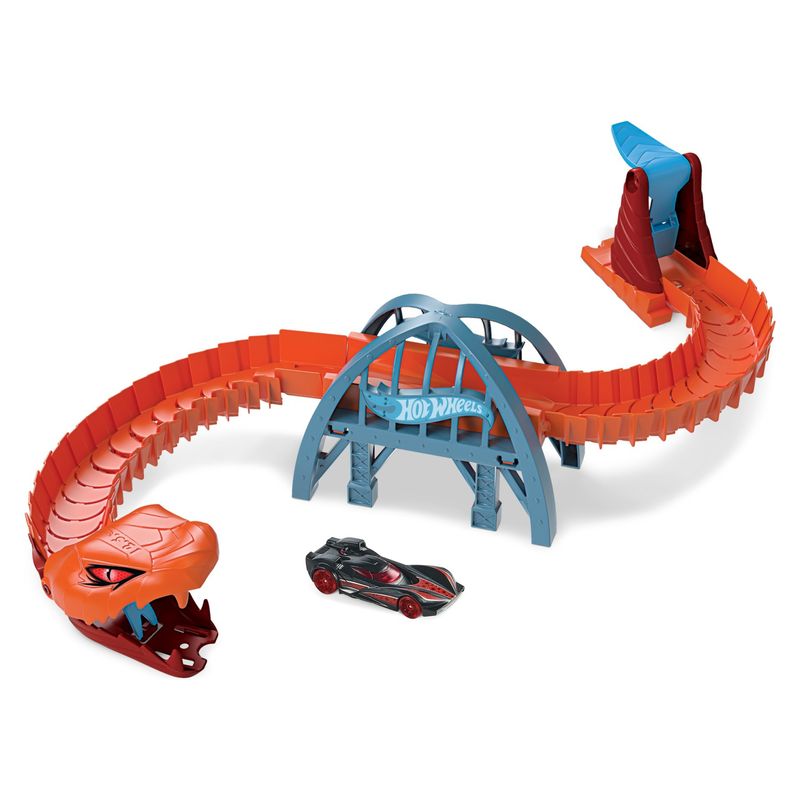 HOT WHEELS - Hot Wheels  Pista De Autos  Ataque De Robo-Víbora