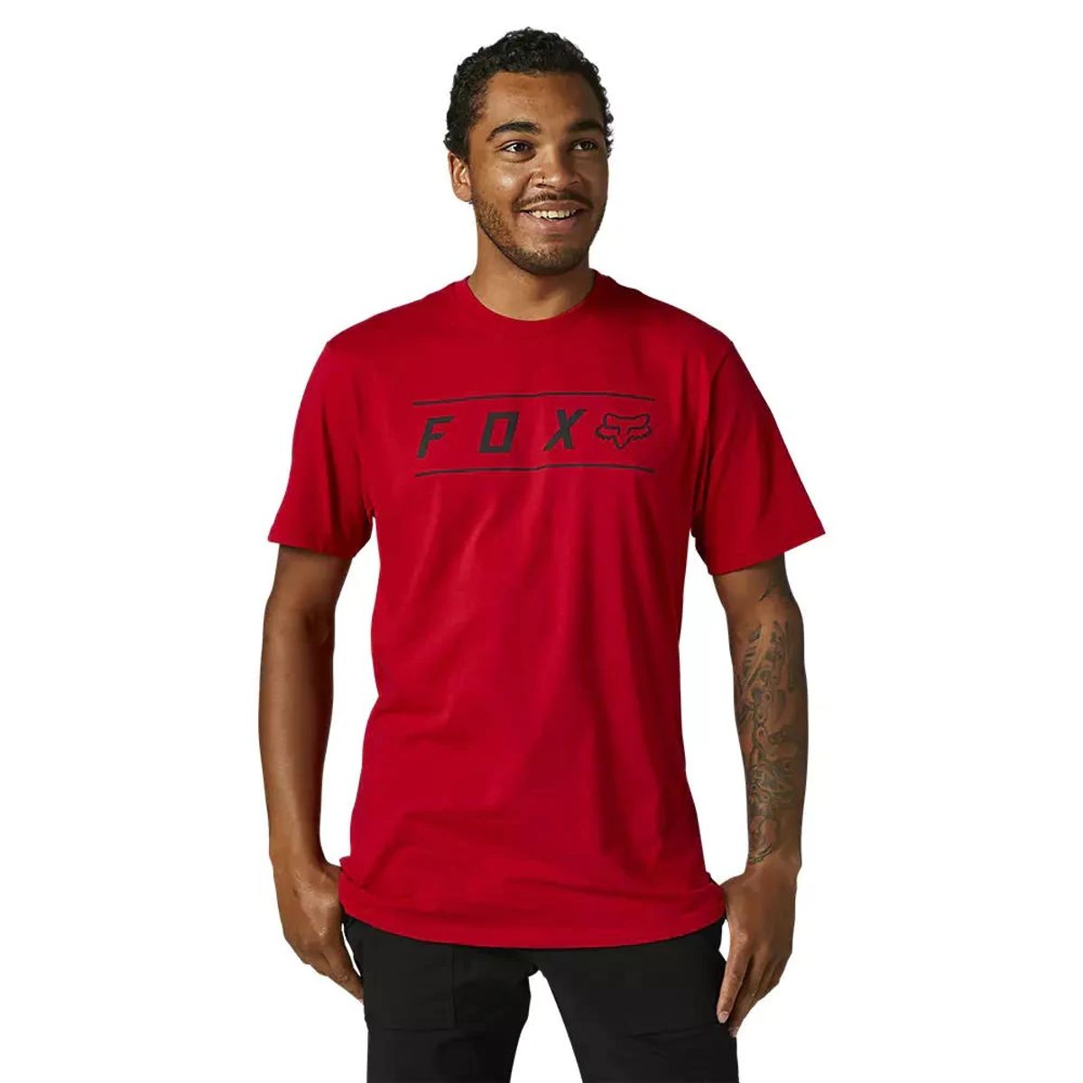 FOX RACING - Polera FOX Manga Corta Pinnacle Premium Rojo