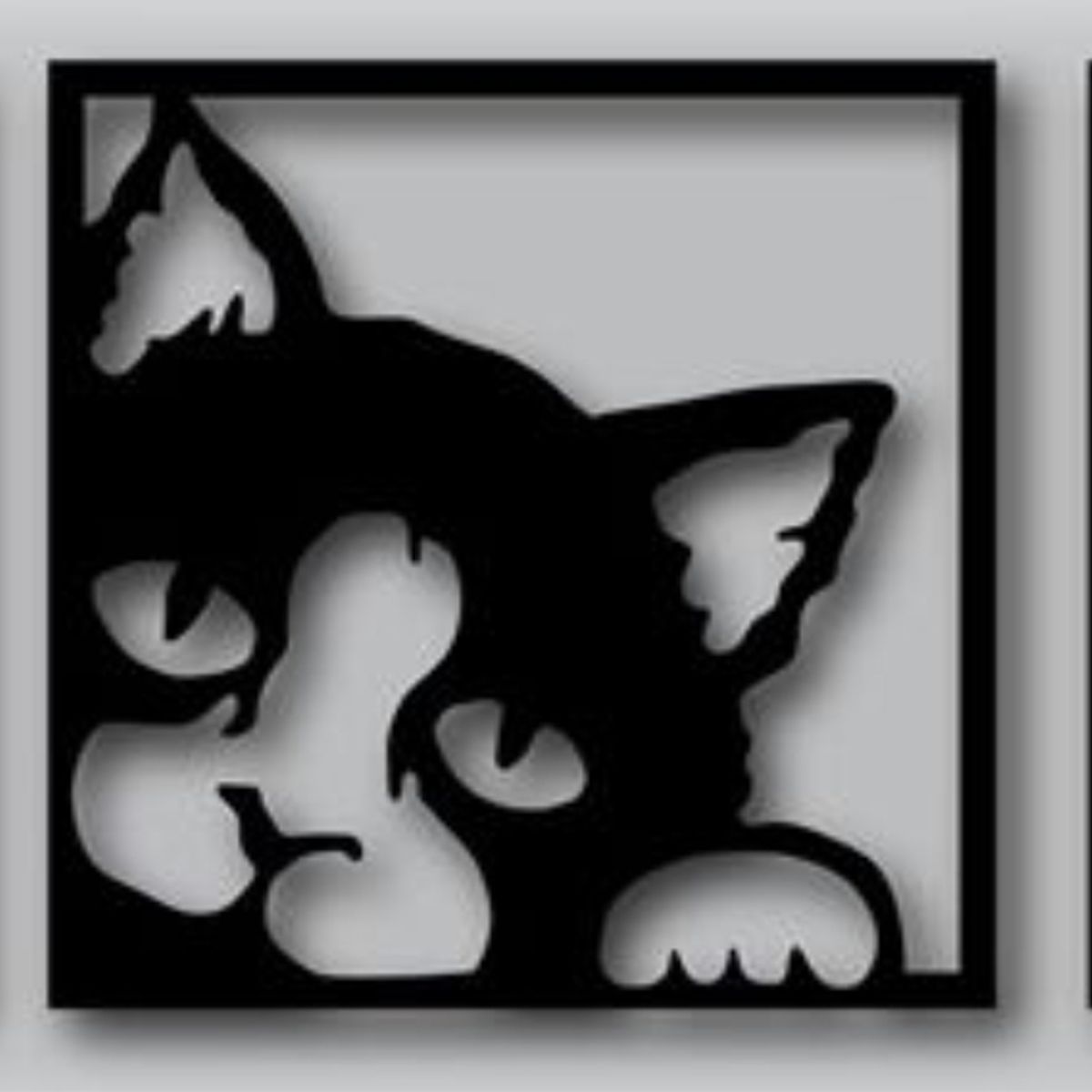 GENERICO - Cuadros Gatos De La Suerte 20cmx20cm Pack 3ud