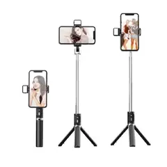 BOCCINI - Palo para selfies con Bluetooth PD40 y Control fotos lejanas