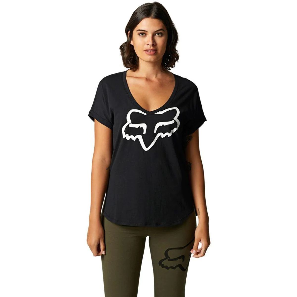 FOX RACING - Polera MUJER FOX Boundary Negro