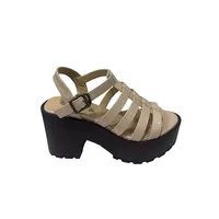 Sandalia Mujer Beige