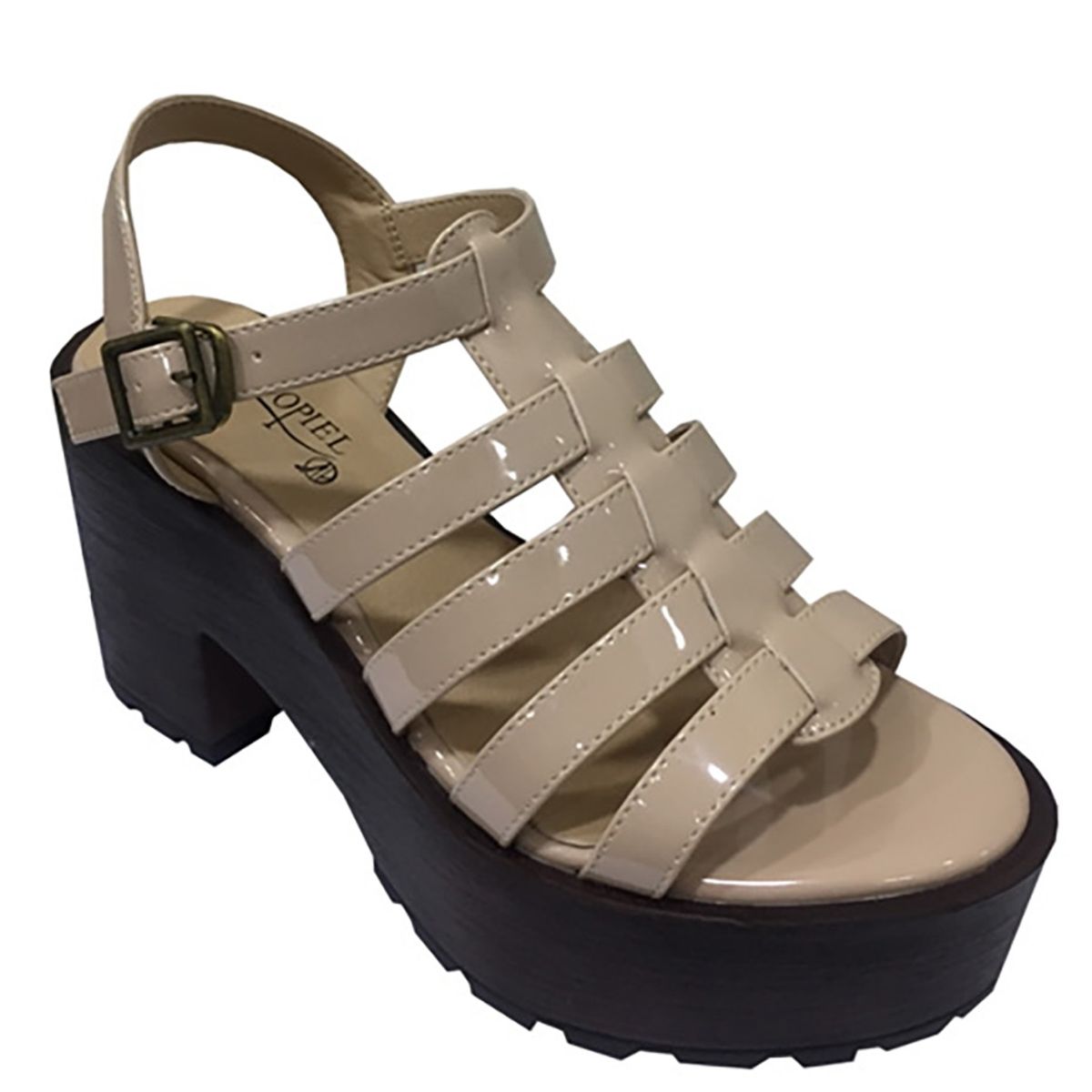 TODOPIEL - Sandalia Mujer Beige Todopiel