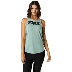 FOX RACING - Polera Mujer FOX Sin Manga BRACER Verde
