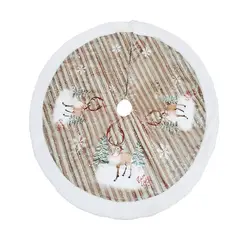 BOHEMIK - Faldón Arbol Navidad de Renos y Copos de Nieve