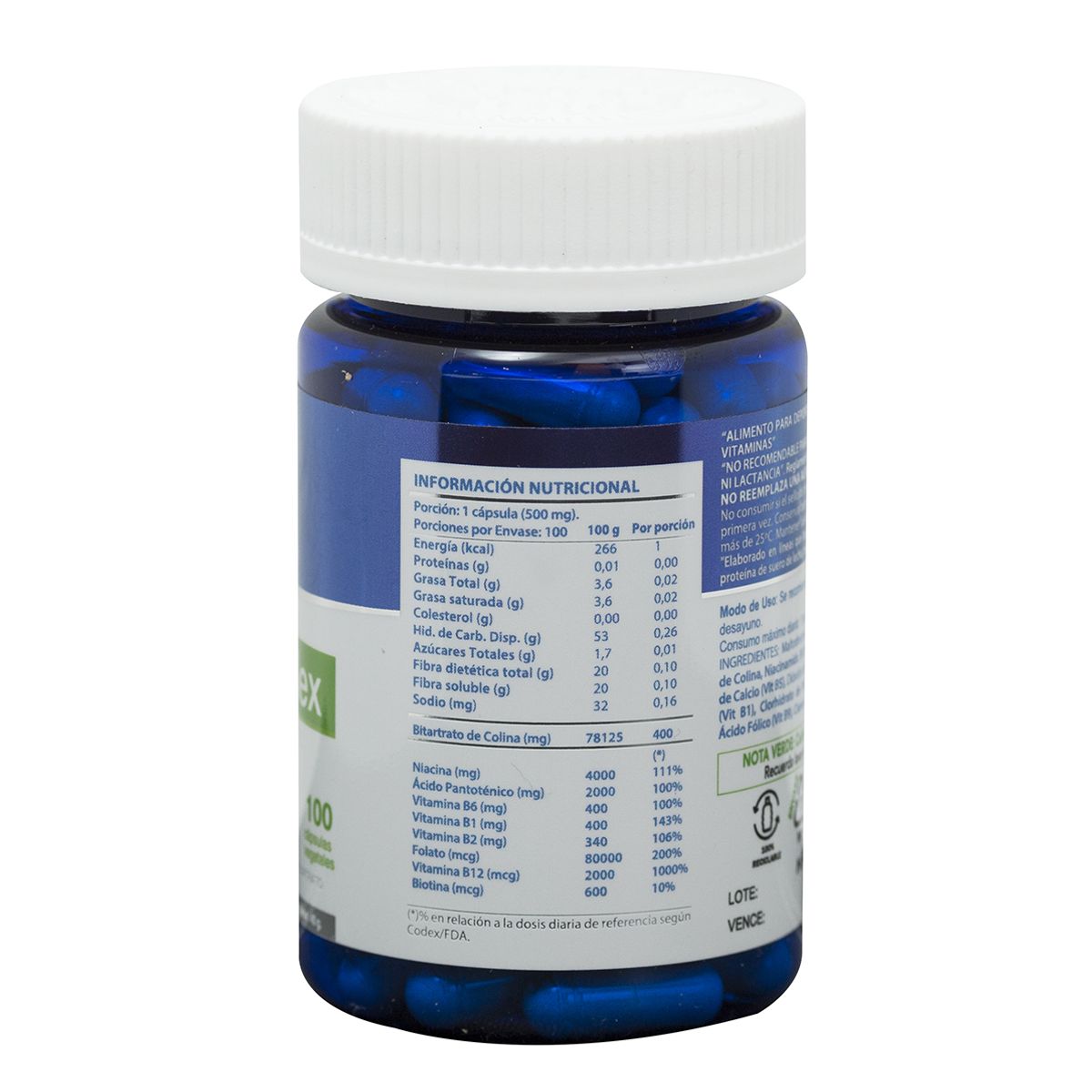 KNOP - Natural B-complex 426 Mg X 100  Natblue