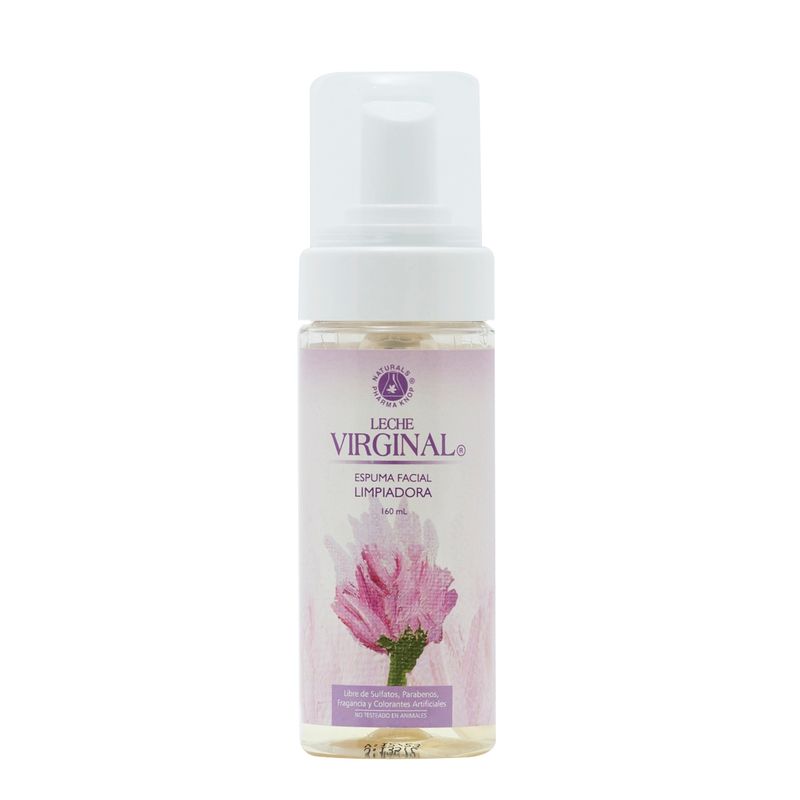 LECHE VIRGINAL - Espuma Facial Limpiadora 160 Ml Leche Virginal
