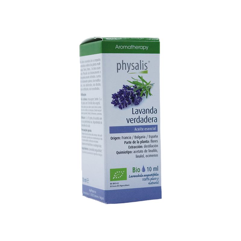 Physalis - Aromaterapia Aceites Esenciales Lavanda Verdadera Org 10 mL