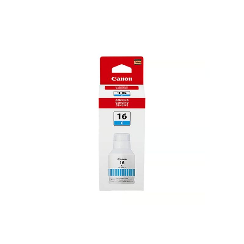 CANON - Tinta Canon GI-16 Cian 136 ml para GX6010 y GX7010