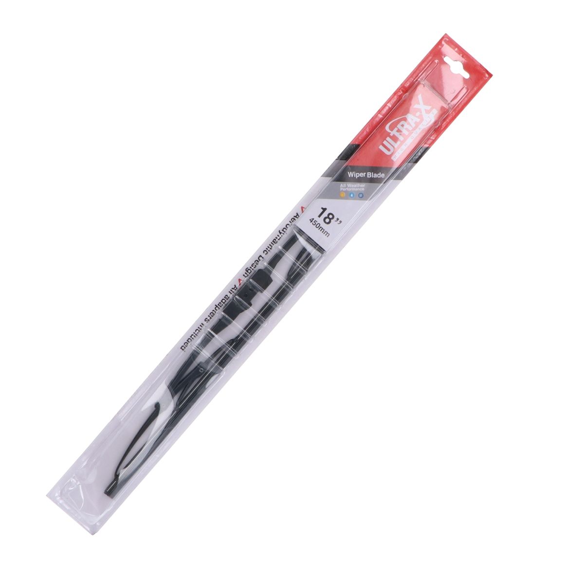 GENERICO - Par Plumillas (2) Universal 18 PuLG. Grafitada 2 Adap Ultrax