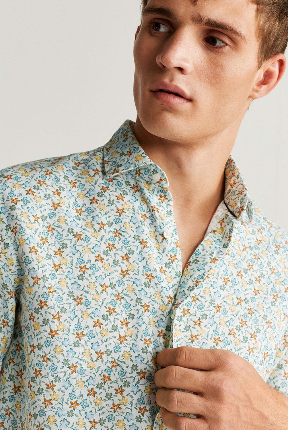MANGO MAN - Camisa Manga Larga Hombre