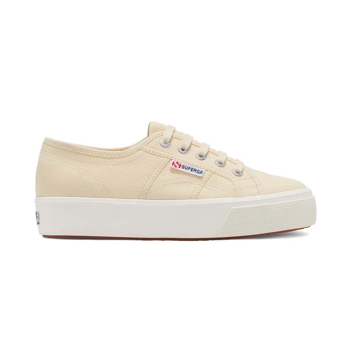 SUPERGA - Zapatilla 2730 Mid Platform Beige Egg F - Beige