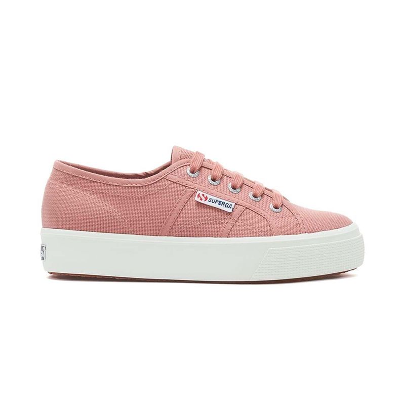 SUPERGA - Zapatilla 2730 Mid Platform Pink Rose - Rosa