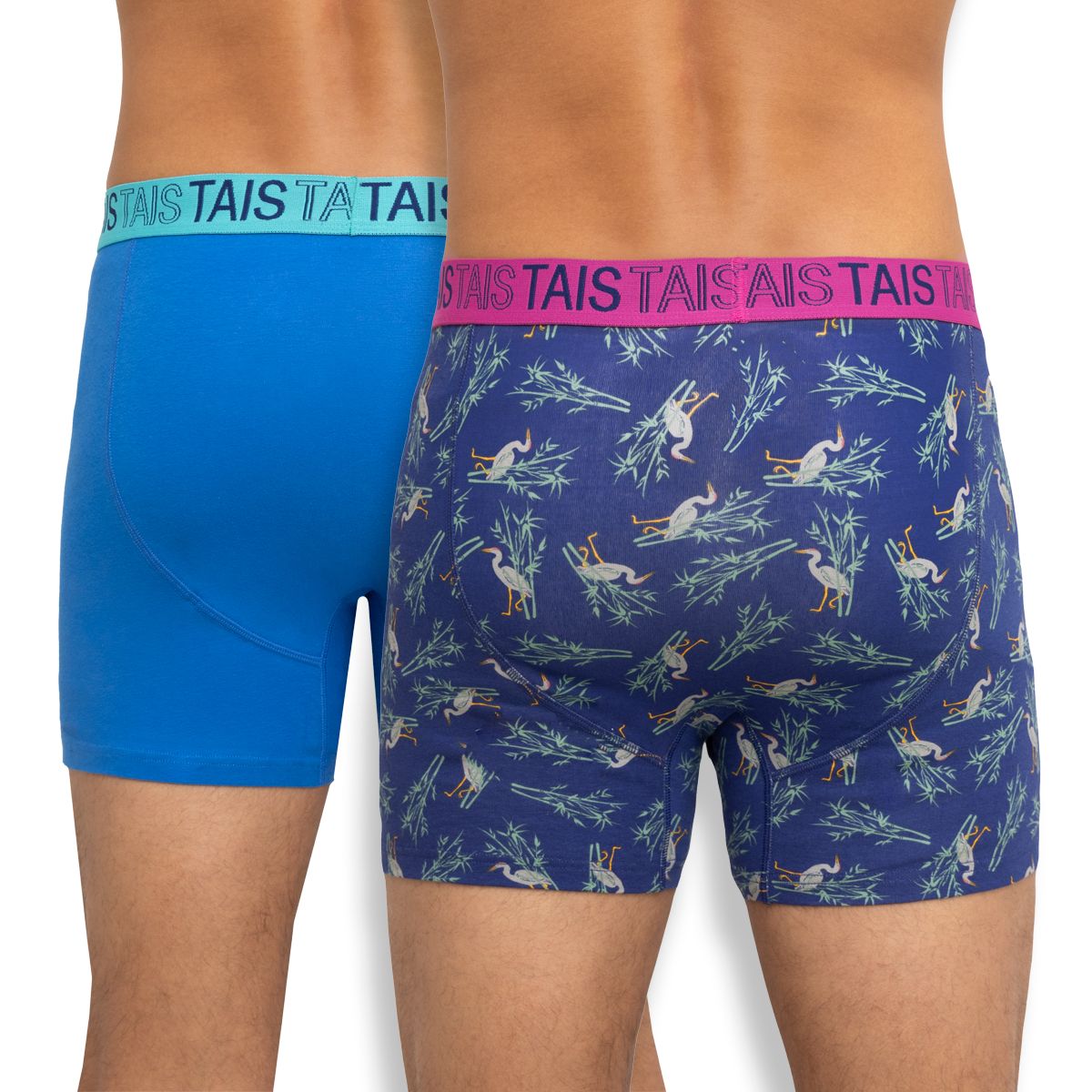 TAIS - Bóxer Bi-Pack Garzas Azul Tais