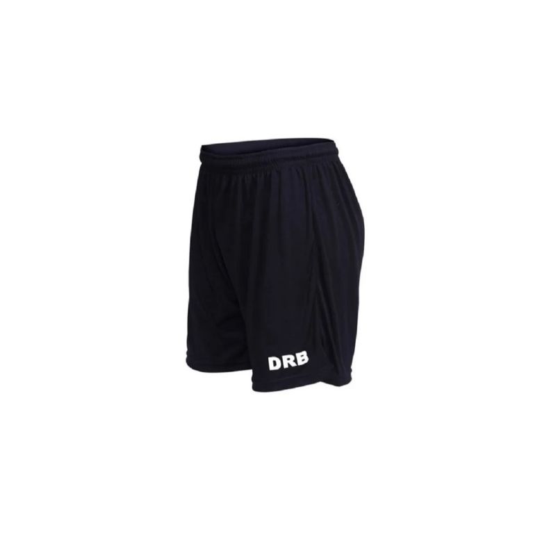 GENERICO - Short De Futbol Drb Negro Costuras Reforzadas XL