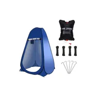 Carpa 1 Persona Baño Vestidor Portátil + Ducha Solar Azul